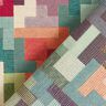 Decostof Gobelin Tetris – karmijnrood/groen,  thumbnail number 4