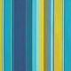 Outdoorstof Canvas Strepen – blauw/mosterd,  thumbnail number 1