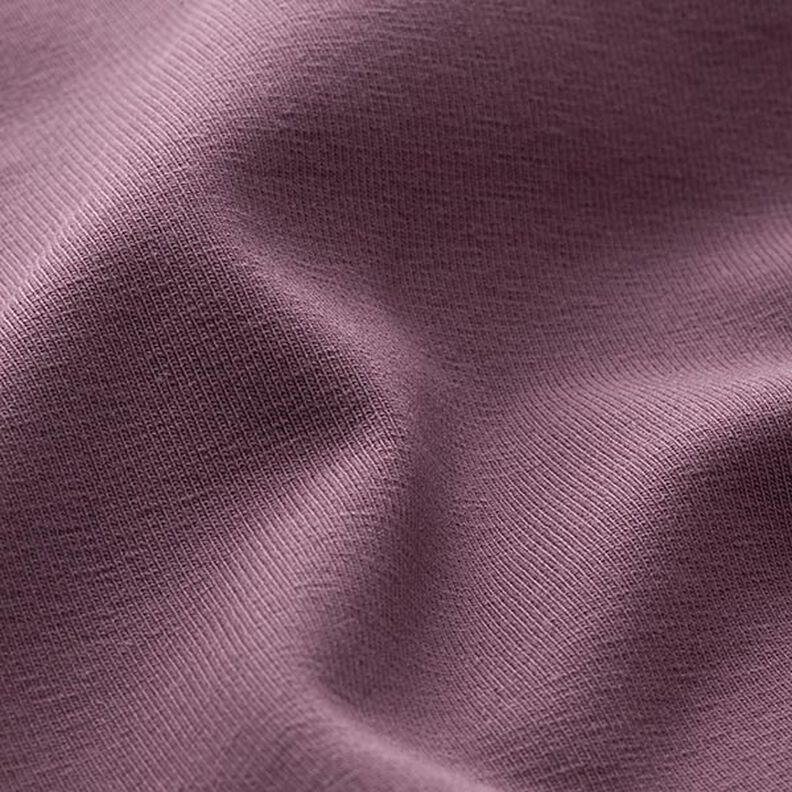 Katoenjersey medium effen – aubergine,  image number 4