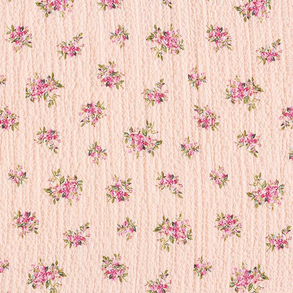 Crêpe chiffon kleine bloemenboeketten – roos, image number 1