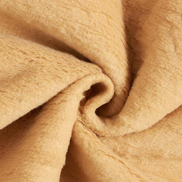 Vaste stof met denim-look en fleece aan de achterkant – marineblauw/beige, image number 3
