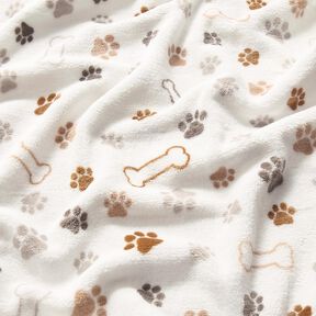 Gezellige fleece Poten en botten – ivoor/donkertaupe,  Gezellige fleece Poten en botten – ivoor/donkertaupe,