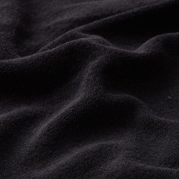 Badstof-Stretch – zwart, image number 2