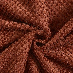 Bekledingsstof zacht structuurpatroon – brons, 