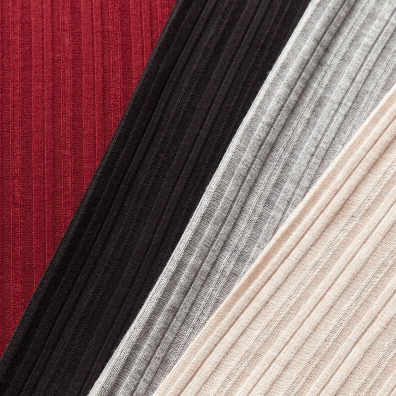 Tricot effen – bordeauxrood,  image number 6