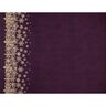 French Terry sommersweat IJsbloemen Borduurstof | Glitzerpüppi – aubergine/oud goud,  thumbnail number 1
