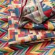 Decostof Gobelin Abstracte driehoeken – wit,  thumbnail number 5