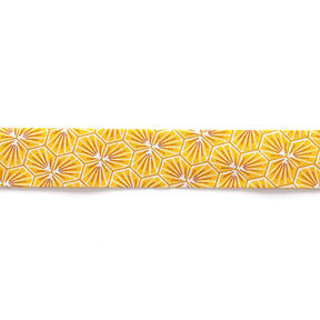 Biasband ruiten [27 mm] – geel, 