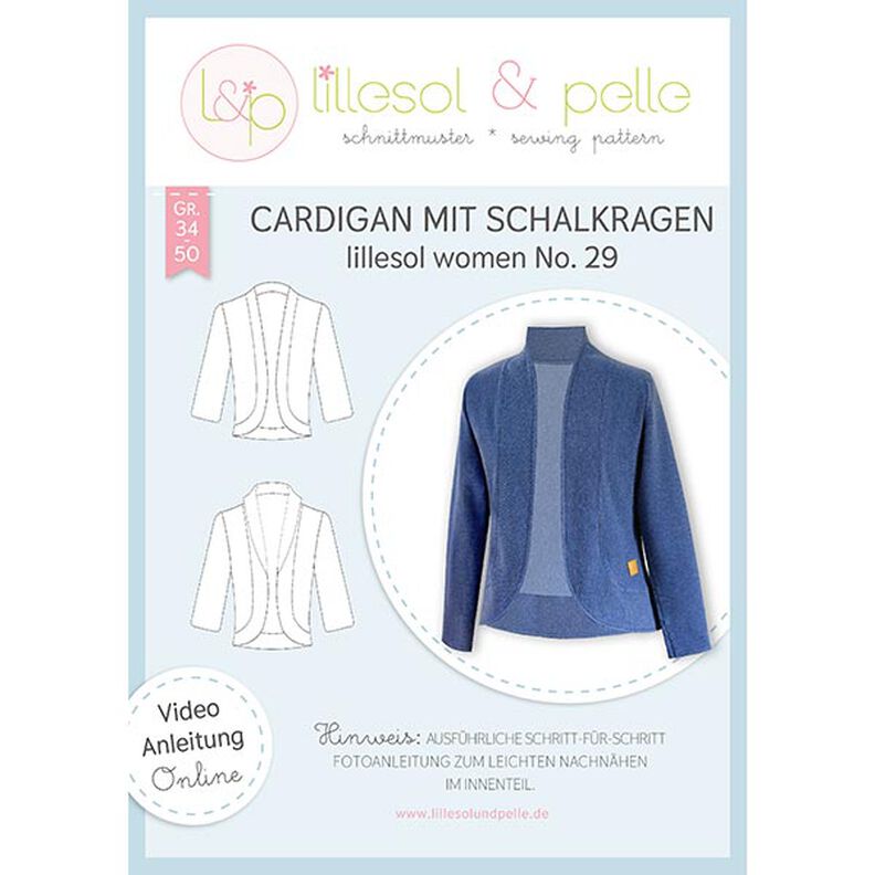 Cardigan met sjaalkraag, Lillesol & Pelle No. 29 | 34 - 50,  image number 1