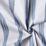 Decostof Half panama Golvende strepen – blauw,  thumbnail number 3