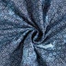 Doorgestikte stof chambray bloemen tie-dye – jeansblauw,  thumbnail number 4