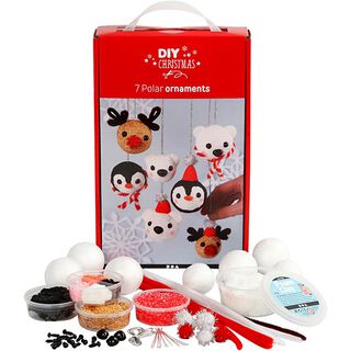 Doe-het-zelf-set Kerstballen pooldieren, 