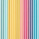 Outdoorstof Canvas Retrostrepen – geel/turkoois,  thumbnail number 1