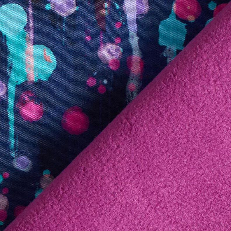 Softshell lopende spetters Digitaal printen – marineblauw/intens roze,  image number 5