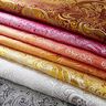 Kledingsjacquard metallic paisley – lila/goud,  thumbnail number 7