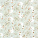 Katoenpopeline Zwaan en bloem – pastelgroen,  thumbnail number 1