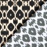 Badpakstof abstracte luipaardprint – zwart/cashew,  thumbnail number 4