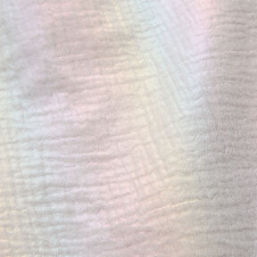 Mousseline/dubbel gehaakte stoffen Glinsterende glitters Foliedruk | by Poppy wit, 