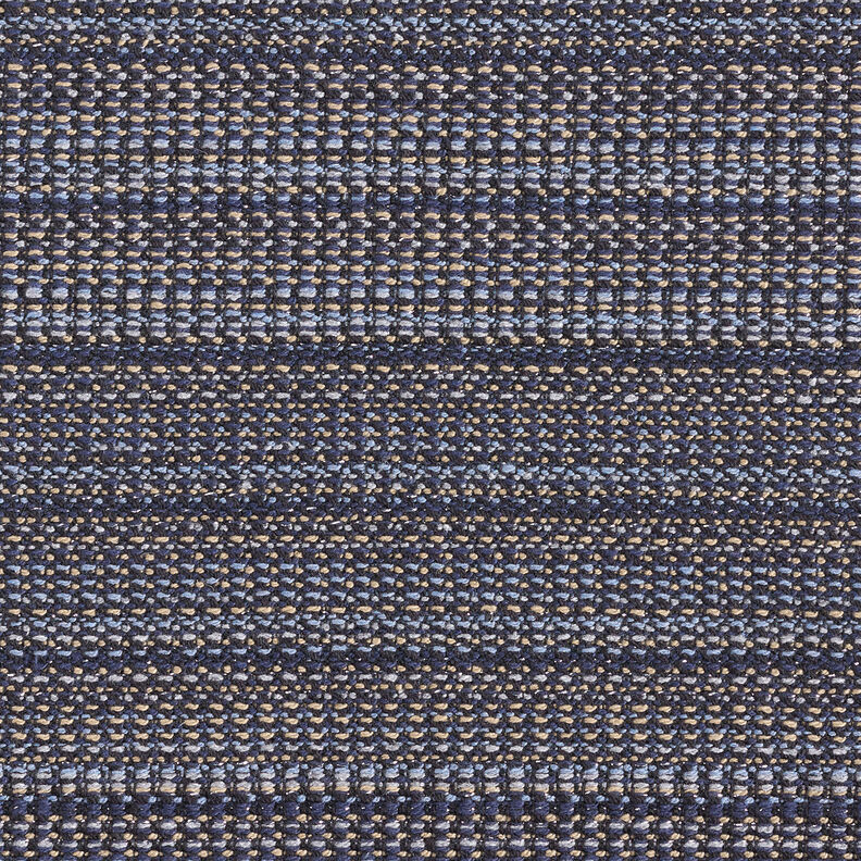 Jasstof getextureerd glittergaren – nachtblauw/duingeel,  image number 1