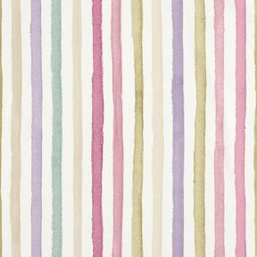 Decostof Half panama Aquarel strepen – ivoor/eucalyptus, 