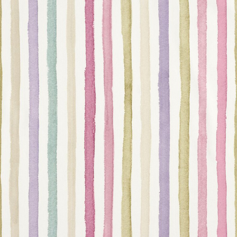Decostof Half panama Aquarel strepen – ivoor/eucalyptus,  image number 1