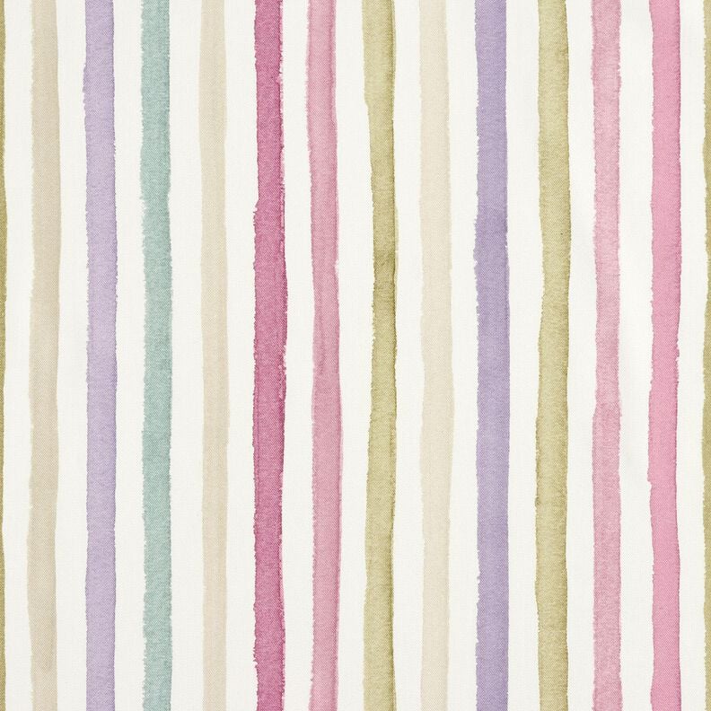 Decostof Half panama Aquarel strepen – ivoor/eucalyptus, image number 1