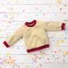Lichte French Terry effen – vanillegeel,  thumbnail number 11