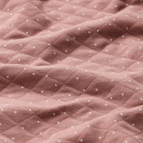 Doubleface Punten – donker oudroze | Stofrestant 70cm, 
