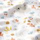 Katoenen stof Cretonne Australische dieren op de weide – wit,  thumbnail number 2