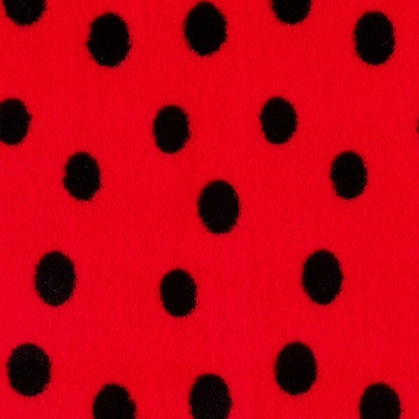 Nepbont lieveheersbeestje stippen – rood/zwart,  image number 1