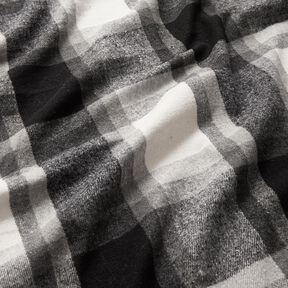 Mantelflanel geruit | Katia Fabrics – nevelgrijs/oudzilver, 