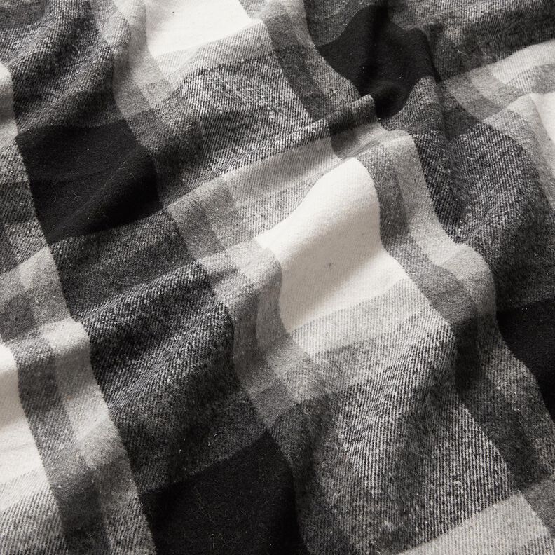 Mantelflanel geruit | Katia Fabrics – nevelgrijs/oudzilver,  image number 2