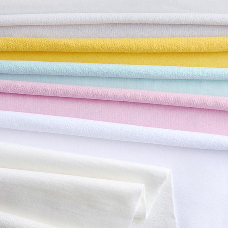 Lichte French Terry effen – natuur,  image number 7