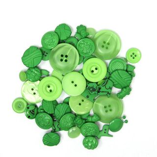 Knopenassortiment [55 stuks] - GROEN, 
