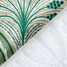 Decostof Katoenkeper abstracte palmventilatoren – salie/ivoor,  thumbnail number 4