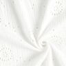 Mousseline/dubbel gehaakte stoffen Los borduursel Bloemen – wit,  thumbnail number 3