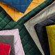 Bekledingsstof Fluweel Doorgestikte stof – zwart,  thumbnail number 4