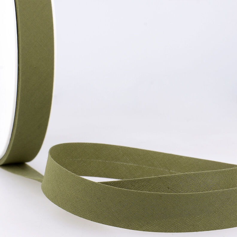 Biasband Polycotton [20 mm] – licht kaki,  image number 1