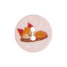 Polyester knoop 2-gats Recycling Vos [Ø15 mm] – roze,  thumbnail number 1
