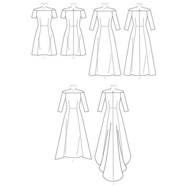 Jurk, Butterick 6639 | 32-40, image number 7