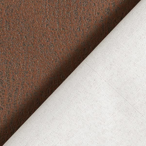 Bekledingsstof Imitatieleer Pamero – middelbruin,  image number 4