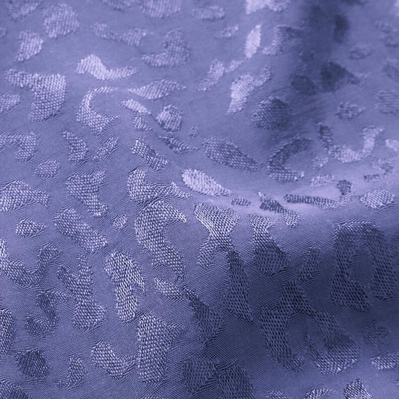 Viscosestof luipaardpatroon – blauwlila,  image number 3