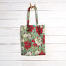 Decostof Gobelin Tweekleurige kerststerren – lichtbeige/rood,  thumbnail number 7