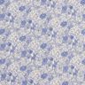 Mousseline/dubbel gehaakte stoffen blauwe bloemen – wit/stralend blauw,  thumbnail number 1