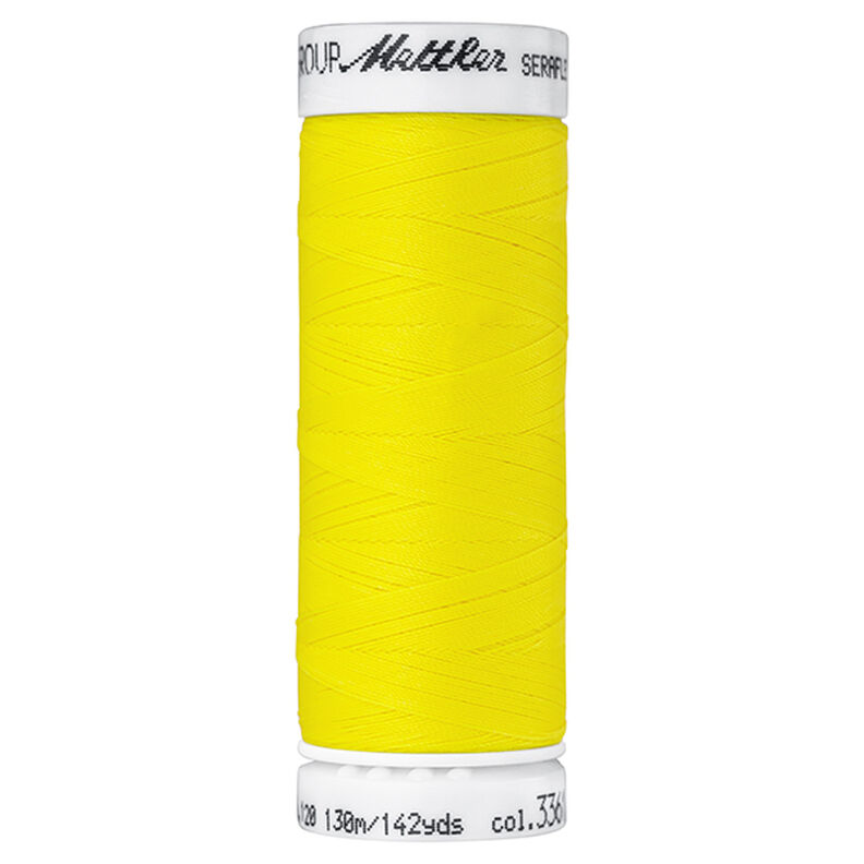 Seraflex naaigaren voor elastische naden (3361) | 130 m | Mettler – citroengeel,  image number 1