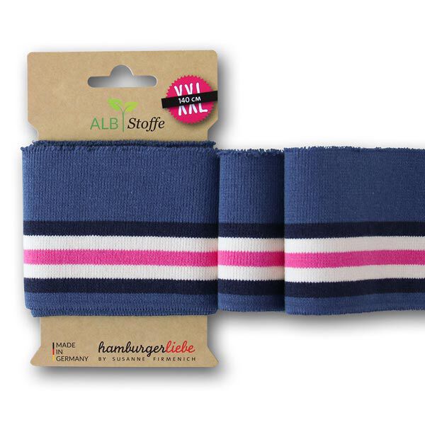 GOTS Boorstof CUFF ME POLO [140 cm | 7,5 cm]  | Albstoffe | Hamburger Liebe,  image number 1