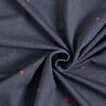 Katoenjersey Jeanslook harten Digitaal printen – blauwgrijs/vuurrood,  thumbnail number 3