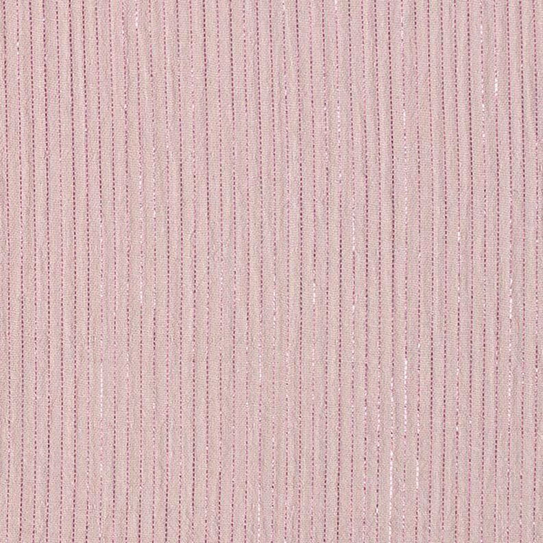 Katoen mousseline met glinsterende strepen – roze,  image number 1