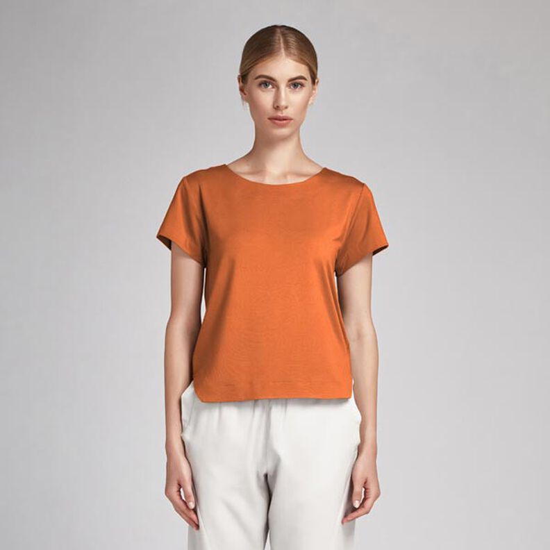 Katoenpopeline Effen – oranje,  image number 6