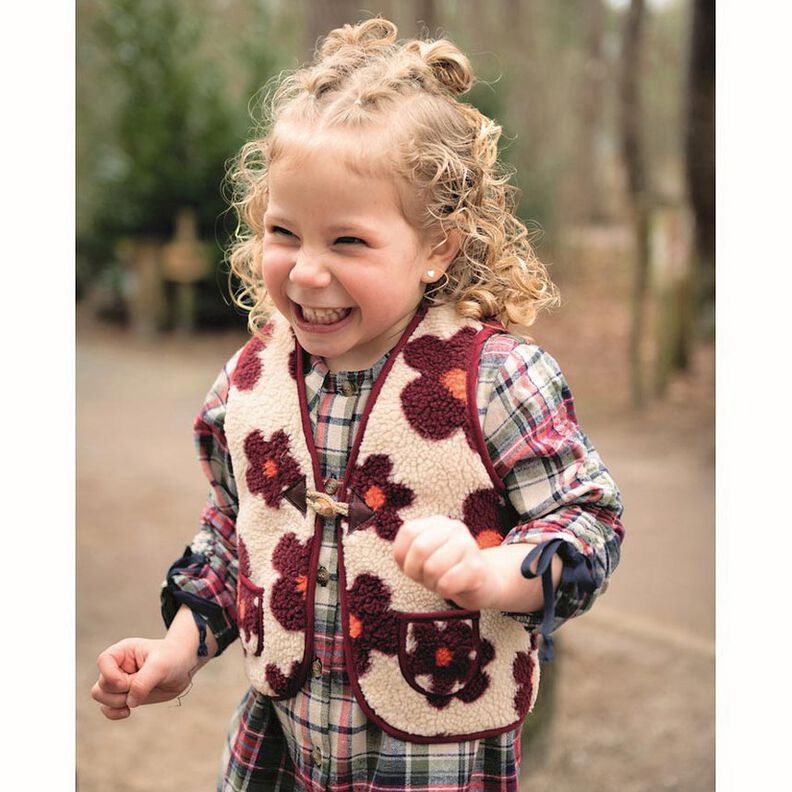 Teddy pluche Bloemen | Poppy Fabrics &ndash; duingeel/lichtbeige,  image number 6